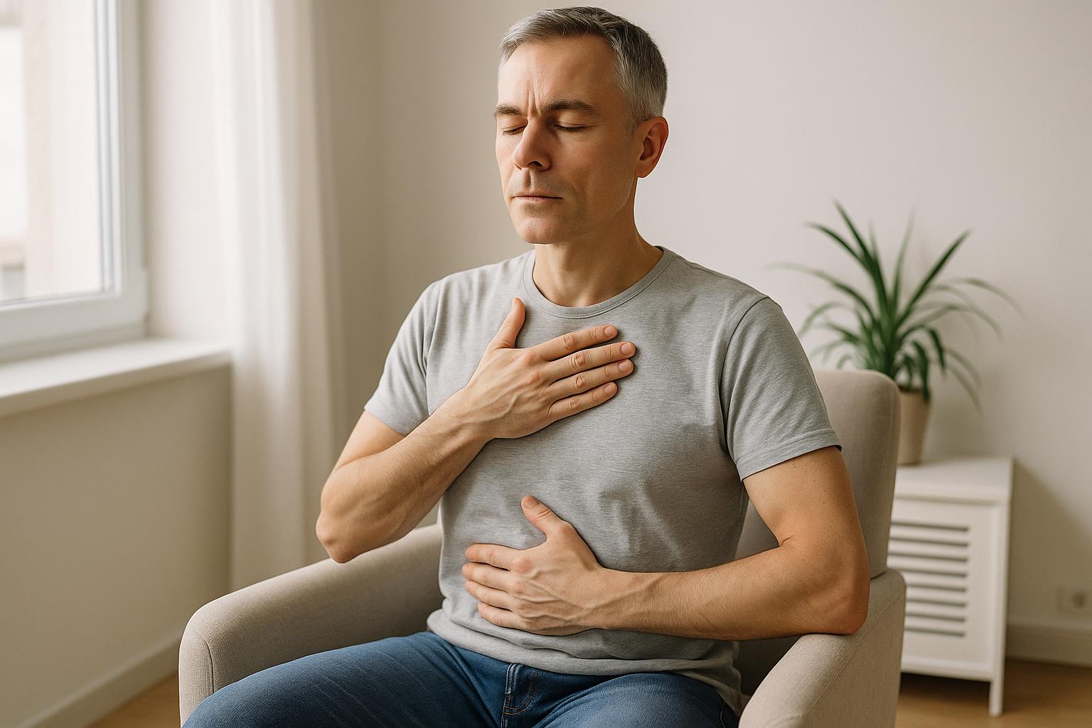 Respiration lente utilisée comme outil pour apaiser le stress