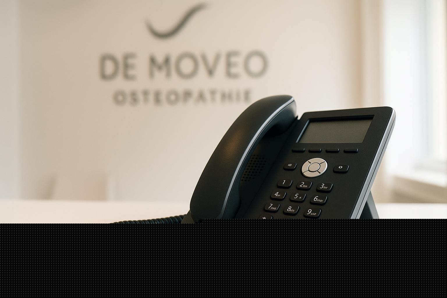 Téléphone du cabinet De Moveo Ostéopathie à Nyon