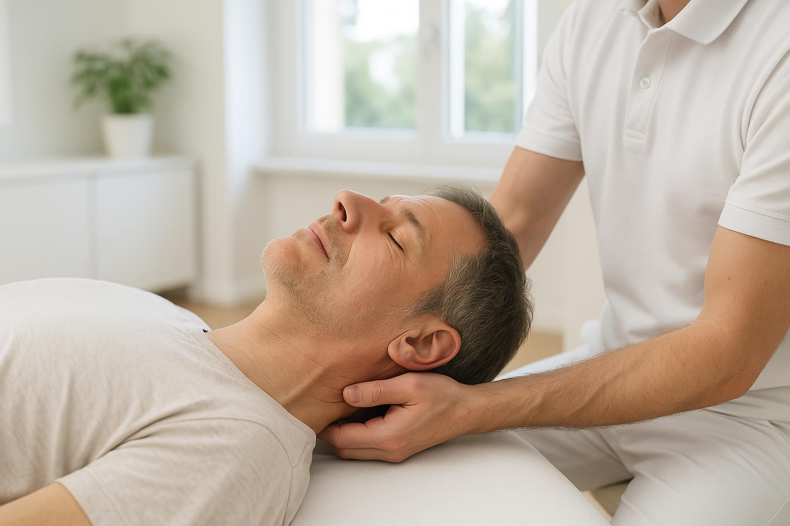 Technique ostéopathique douce sur les cervicales