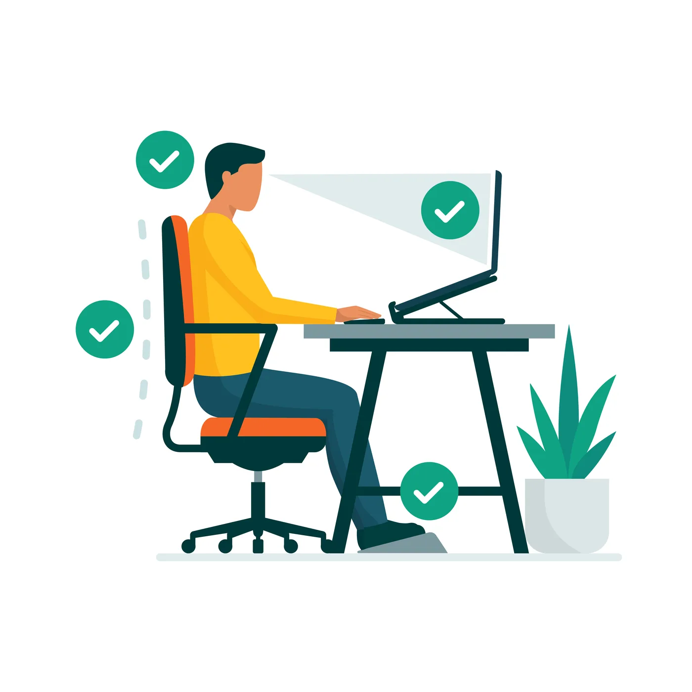 Poste de télétravail et ergonomie